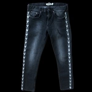 Isabel Marant Pour H&M Sz 11/12 Y Black Stretch Jeans